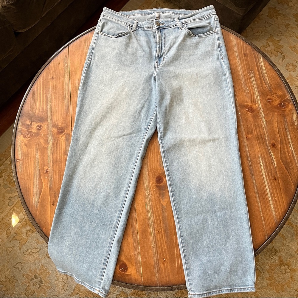 Old Navy Light Blue High-Rise Loose Jeans 16 - Picture 2 of 6